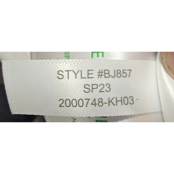 J. CREW Womens Polo Sweater Cashmere Cotton Preppy Old Money Periwinkle Blue XL - Picture 10 of 11